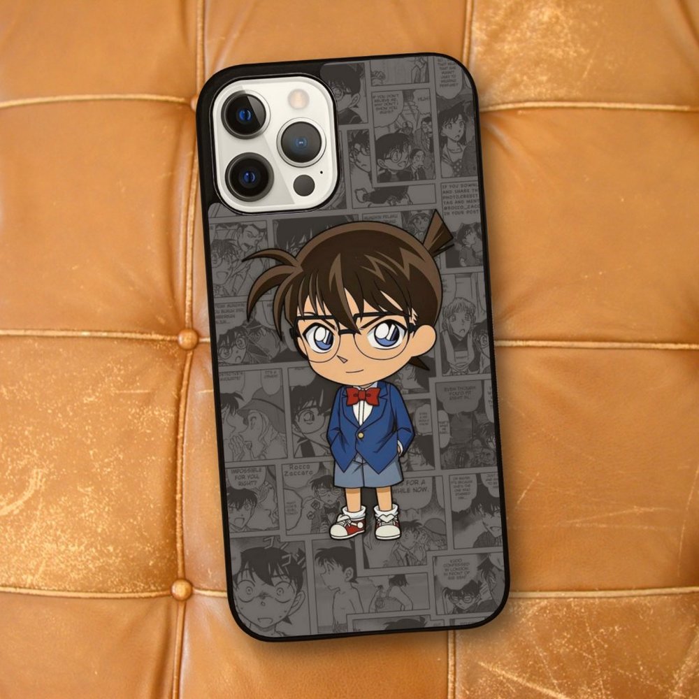 Detective Conan on Manga BG Anime iPhone Case